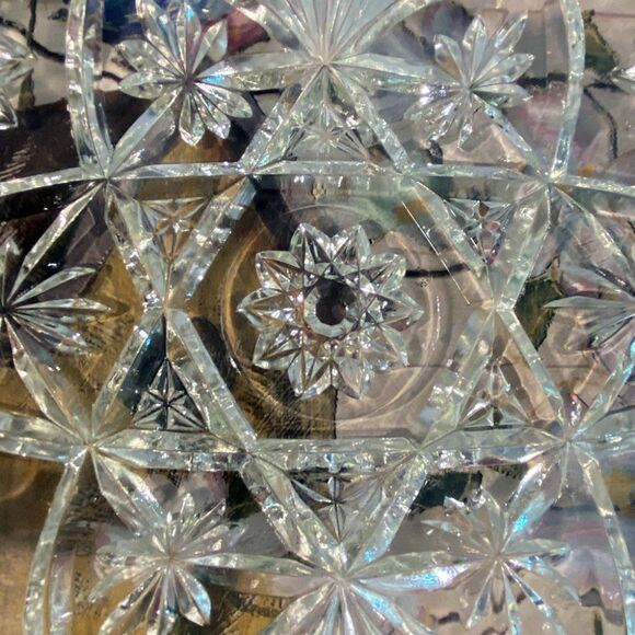 Anchor Hocking Rectangular Serving Dish Prescut Glass Early American - Picture 3 of 7